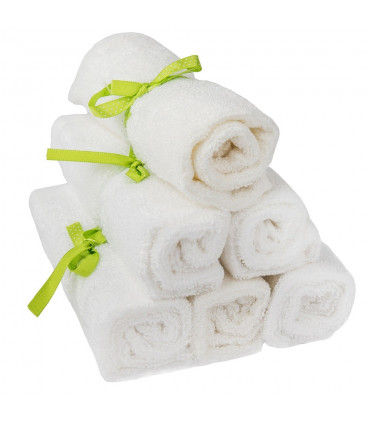 Pack de 6 toallas de bambú para pieles sensibles Pandoo