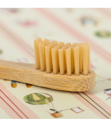 Pack de 4 cepillos de dientes de bambú para niños Pandoo