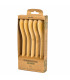 Set de 5 Cucharas reutilizables de Bambú