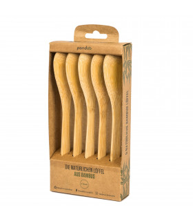 Set de 5 Cucharas reutilizables de Bambú