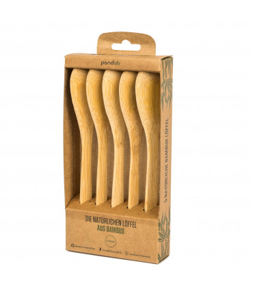 Set de 5 Cucharas reutilizables de Bambú