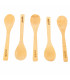 Set de 5 Cucharas reutilizables de Bambú