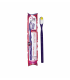 Cepillo de dientes morado con cabezal intercambiable Lamazuna