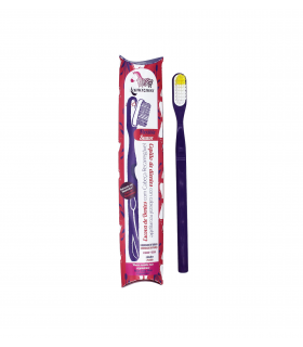 Cepillo de dientes morado con cabezal intercambiable Lamazuna