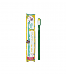 Cepillo de dientes verde con cabezal intercambiable Lamazuna