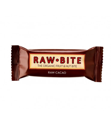 Barrita energética saludable de cacao. Rawbite