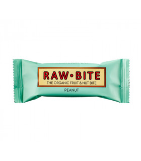 Barrita energética saludable de cacahuetes. Rawbite.