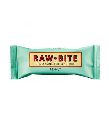 Barrita energética saludable de cacahuetes. Rawbite.