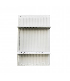 Pajitas de cristal transparente rectas - Pack de 10