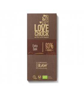 Chocolate negro ecológico extra puro al 93%