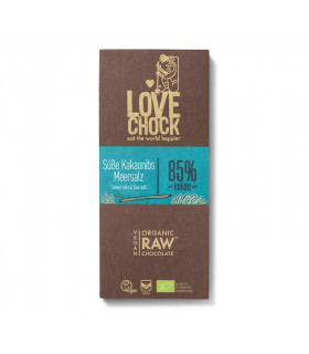Chocolate negro ecológico con sal marina al 85%