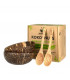 PANDOO Pack de 2 cuencos de coco con 2 cucharas naturales