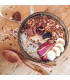PANDOO Pack de 2 cuencos de coco con 2 cucharas naturales