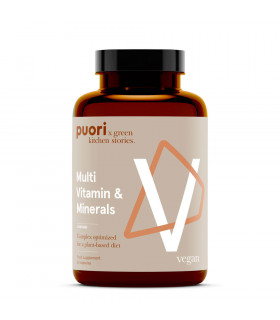 Multivitamínico y minerales de Puori.