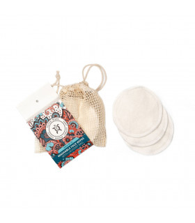 Pack 10 Discos Desmaquillantes Reutilizables de Algodón Orgánico