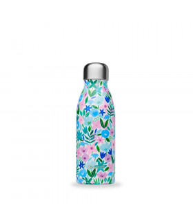 Botella Reutilizable 500ml floral azul