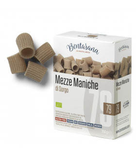 Mezze Maniche Pasta Ecológica Sin Gluten de Sorgo