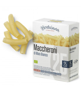 Maccheroni Pasta Ecológica Sin Gluten de Maíz Blanco