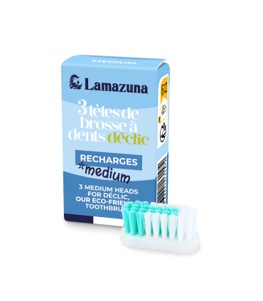 Pack 3 cabezales de recambio cepillo de dientes LAMAZUNA