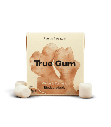 Chicles de Jengibre y cúrcuma sin azúcar