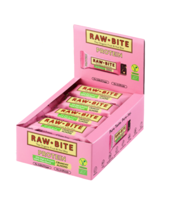 Barrita Energética +Protein RawBite de Almendra Crujiente Ecológica
