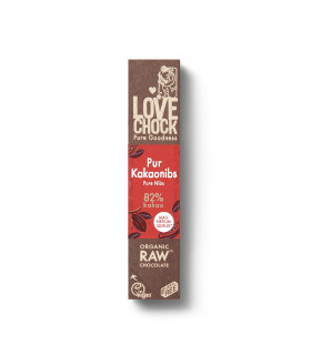 Barrita de chocolate negro ecológico al 82%