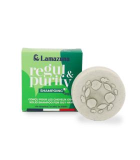 Champú Sólido natural para cabello graso con espirulina de Lamazuna