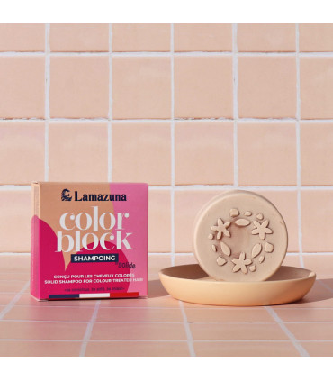 Champú sólido y natural para cabellos teñidos
