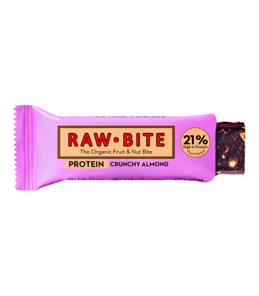 Barrita Energética +Protein RawBite de Almendra Crujiente Ecológica