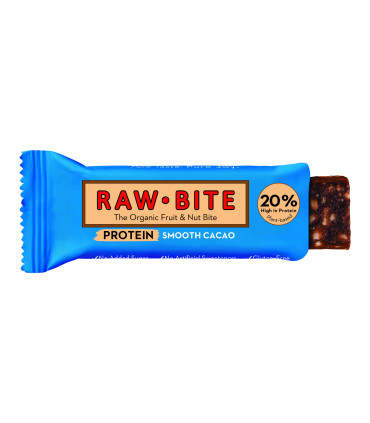 Barrita Energética +Protein RawBite de Cacao Suave Ecológica