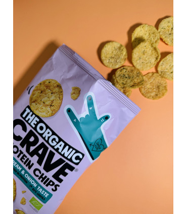 Chips Proteicos BIO de Lentejas Sour Cream & Onion