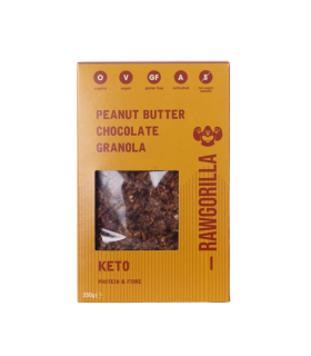 Granola Keto de Crema de cacahuete y Chocolate