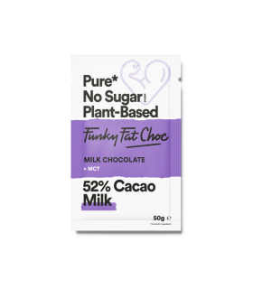 Chocolate keto con leche vegetal