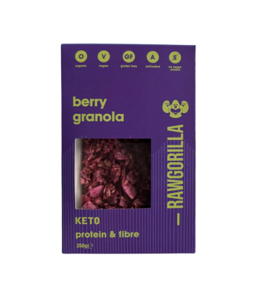 Granola Keto de Frambuesa Sin Gluten