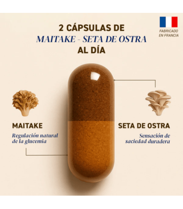Cápsula de Maitake y seta de ostra