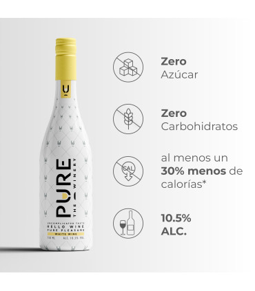 Vino Blanco 0% Azúcar