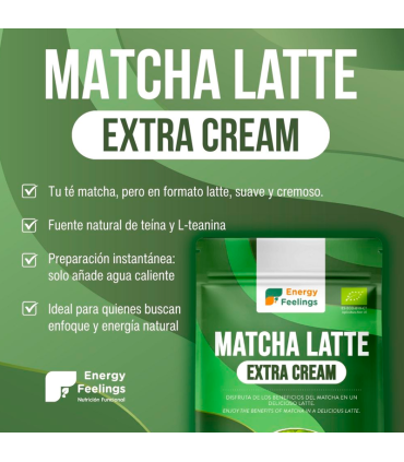 Matcha Latte Extra Cream Ecológico 500g