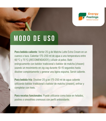 Matcha Latte Extra Cream Ecológico 500g