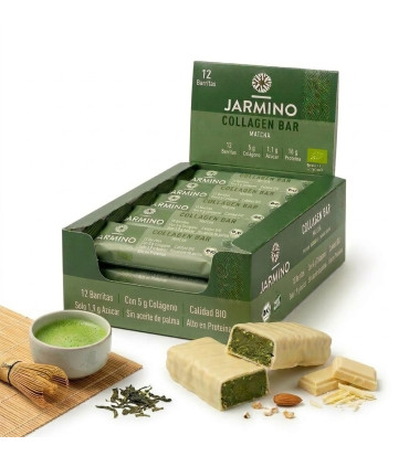 Barrita de Colágeno BIO Matcha 55g