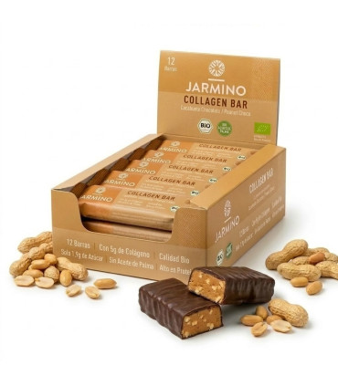 Barrita de Colágeno BIO Cacahuetes y Cacao 55g