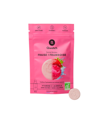 Agua Saborizante de Fresa & Frambuesa