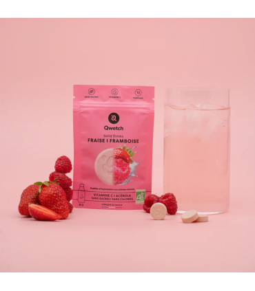Agua Saborizante de Fresa & Frambuesa