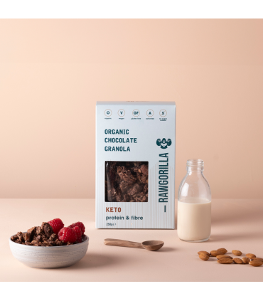 Granola Keto de Chocolate Sin Gluten