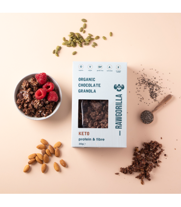 Granola Keto de Chocolate Sin Gluten
