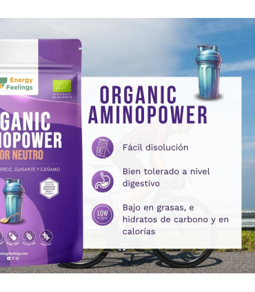 Proteína vegetal BIO Aminopower 82% Neutro - 500g