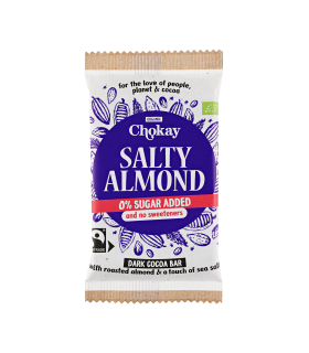 Chocolate Negro con Almendras y Sal Marina BIO