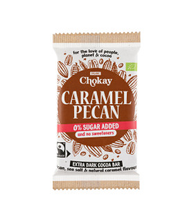 Chocolate Negro con Caramelo y Nueces Pecanas BIO