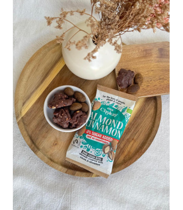 Bites de Almendras con Chocolate Negro y Canela BIO
