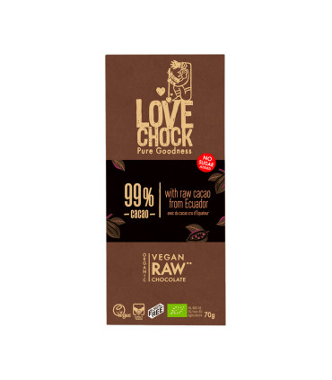 Chocolate Negro 99% Puro Ecológico