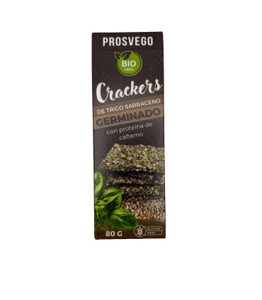 Crackers de Trigo Sarraceno Germinado con Cáñamo